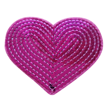 strygemærke-hjerte-palliet-pink